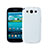 Coque Silicone Gel Souple Couleur Unie pour Samsung Galaxy S3 i9300 Blanc
