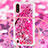 Coque Silicone Housse Etui Gel Bling-Bling avec Laniere Strap S02 pour Samsung Galaxy A01 SM-A015 Petit