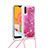 Coque Silicone Housse Etui Gel Bling-Bling avec Laniere Strap S03 pour Samsung Galaxy A01 SM-A015 Petit