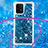 Coque Silicone Housse Etui Gel Bling-Bling avec Laniere Strap S03 pour Samsung Galaxy S10 Lite Petit