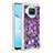 Coque Silicone Housse Etui Gel Bling-Bling avec Support Bague Anneau S01 pour Xiaomi Mi 10T Lite 5G Violet