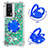 Coque Silicone Housse Etui Gel Bling-Bling avec Support Bague Anneau S01 pour Xiaomi Poco F5 Pro 5G Petit