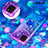 Coque Silicone Housse Etui Gel Bling-Bling avec Support Bague Anneau S02 pour Samsung Galaxy A81 Petit
