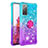 Coque Silicone Housse Etui Gel Bling-Bling avec Support Bague Anneau S02 pour Samsung Galaxy S20 FE 5G Petit