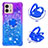 Coque Silicone Housse Etui Gel Bling-Bling avec Support Bague Anneau YB2 pour Motorola Moto G Stylus (2023) 4G Petit