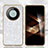 Coque Silicone Housse Etui Gel Bling-Bling GS1 pour Huawei Mate 60 Pro Blanc