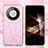 Coque Silicone Housse Etui Gel Bling-Bling GS1 pour Huawei Mate 60 Pro Or Rose