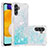 Coque Silicone Housse Etui Gel Bling-Bling S01 pour Samsung Galaxy A04s Bleu Ciel