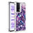 Coque Silicone Housse Etui Gel Bling-Bling S01 pour Xiaomi Poco F5 Pro 5G Violet