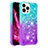 Coque Silicone Housse Etui Gel Bling-Bling S02 pour Apple iPhone 15 Pro Petit