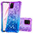 Coque Silicone Housse Etui Gel Bling-Bling S02 pour Samsung Galaxy A81 Violet
