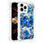 Coque Silicone Housse Etui Gel Bling-Bling S03 pour Apple iPhone 13 Pro Bleu