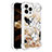Coque Silicone Housse Etui Gel Bling-Bling S03 pour Apple iPhone 13 Pro Max Or