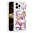 Coque Silicone Housse Etui Gel Bling-Bling S03 pour Apple iPhone 13 Pro Max Rouge