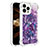 Coque Silicone Housse Etui Gel Bling-Bling S03 pour Apple iPhone 13 Pro Max Violet