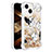 Coque Silicone Housse Etui Gel Bling-Bling S03 pour Apple iPhone 14 Or