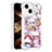 Coque Silicone Housse Etui Gel Bling-Bling S03 pour Apple iPhone 14 Rouge