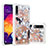 Coque Silicone Housse Etui Gel Bling-Bling S03 pour Samsung Galaxy A50 Petit