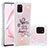 Coque Silicone Housse Etui Gel Bling-Bling S03 pour Samsung Galaxy M60s Rose