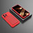Coque Silicone Housse Etui Gel KC1 pour Apple iPhone 13 Pro Rouge