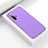 Coque Silicone Housse Etui Gel Line C01 pour Huawei Nova 5 Pro Violet