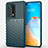 Coque Silicone Housse Etui Gel Line C01 pour Huawei P40 Pro+ Plus Vert