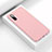 Coque Silicone Housse Etui Gel Line C01 pour Samsung Galaxy Note 10 5G Rose