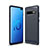 Coque Silicone Housse Etui Gel Line C01 pour Samsung Galaxy S10 Plus Bleu