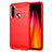 Coque Silicone Housse Etui Gel Line C01 pour Xiaomi Redmi Note 8T Rouge