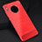 Coque Silicone Housse Etui Gel Line C02 pour Huawei Mate 30E Pro 5G Rouge