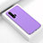 Coque Silicone Housse Etui Gel Line C02 pour Huawei Nova 6 5G Violet