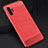 Coque Silicone Housse Etui Gel Line C02 pour Samsung Galaxy Note 10 Plus Rouge