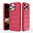 Coque Silicone Housse Etui Gel Line KC1 pour Apple iPhone 14 Pro Rouge