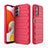Coque Silicone Housse Etui Gel Line KC1 pour Samsung Galaxy A14 5G Rouge