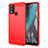 Coque Silicone Housse Etui Gel Line MF1 pour Nokia C22 Rouge