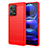 Coque Silicone Housse Etui Gel Line MF1 pour Xiaomi Redmi Note 12 Explorer Rouge