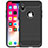 Coque Silicone Housse Etui Gel Line pour Apple iPhone Xs Noir