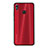 Coque Silicone Housse Etui Gel Line pour Huawei Honor View 10 Lite Rouge