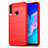 Coque Silicone Housse Etui Gel Line pour Huawei Y7p Rouge