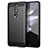 Coque Silicone Housse Etui Gel Line pour Nokia 2.4 Noir