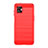 Coque Silicone Housse Etui Gel Line pour Samsung Galaxy Xcover Pro 2 5G Rouge