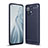 Coque Silicone Housse Etui Gel Line pour Xiaomi Mi 11 Lite 5G Bleu