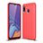 Coque Silicone Housse Etui Gel Line WL1 pour Samsung Galaxy M10S Rouge