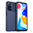 Coque Silicone Housse Etui Gel Serge MF1 pour Xiaomi Redmi Note 11 4G (2022) Bleu