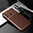 Coque Silicone Housse Etui Gel Serge pour Huawei Honor Play4T Marron