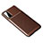Coque Silicone Housse Etui Gel Serge pour Huawei Honor Play4T Pro Marron