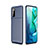 Coque Silicone Housse Etui Gel Serge pour Huawei Honor V30 Pro 5G Bleu