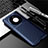 Coque Silicone Housse Etui Gel Serge pour Huawei Mate 40 Pro+ Plus Bleu