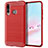 Coque Silicone Housse Etui Gel Serge pour Huawei P30 Lite New Edition Rouge