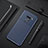 Coque Silicone Housse Etui Gel Serge pour LG G8 ThinQ Bleu